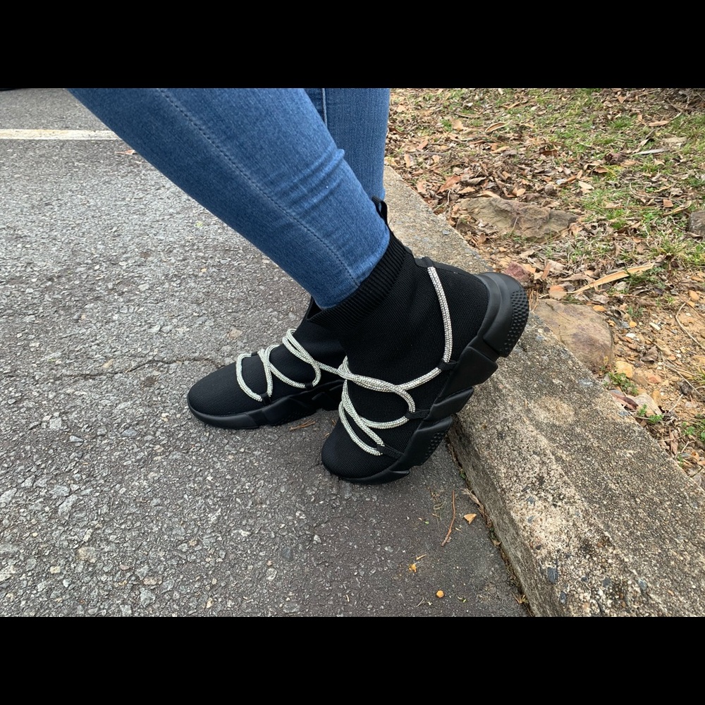 Black sneaker